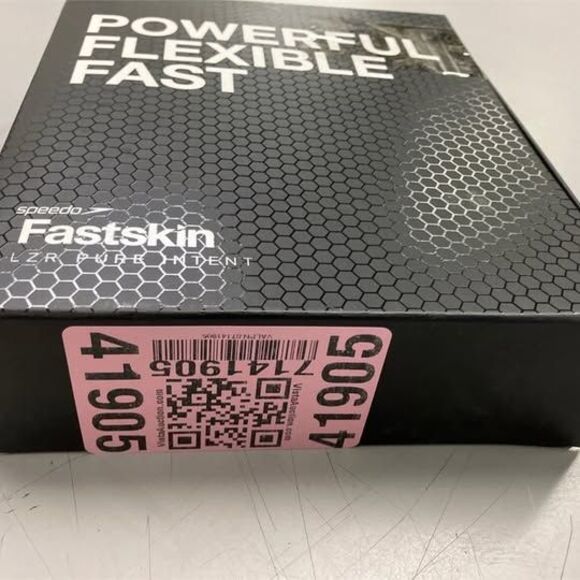 Speedo Fastskin LZR Pure Intent Kneeskin Tech Suit Black Rose Gold Size 18 New - Picture 1 of 3